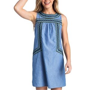 Vineyard Vines Embroidered Shift Dress